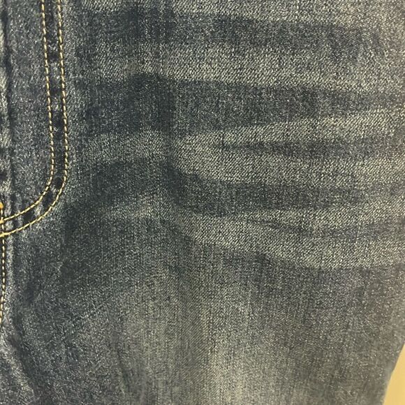 GAP Blue Faded Adjustable Razorback Overalls Pockets and Side Buttons- Medium - Picture 15 of 16